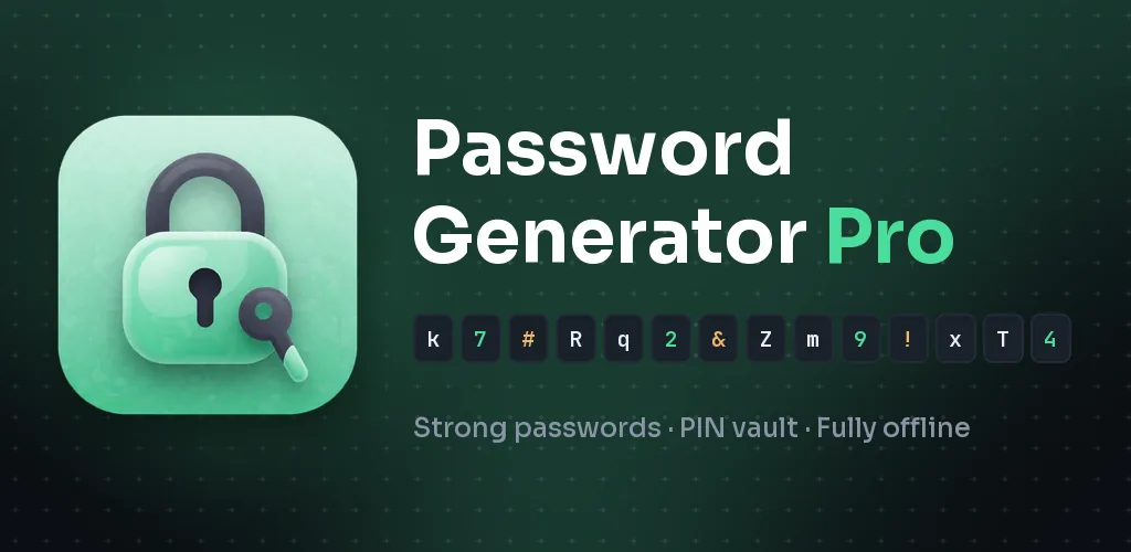Password Generator Pro & Vault